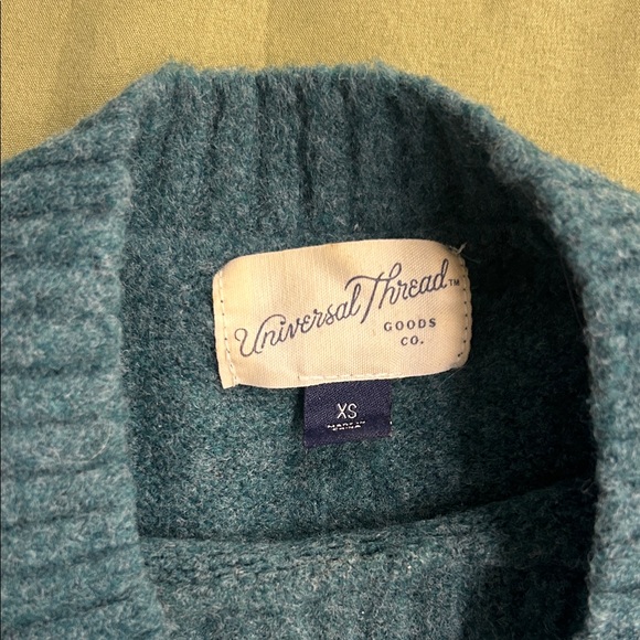 Women's Teal Sweater - Picture 2 of 4